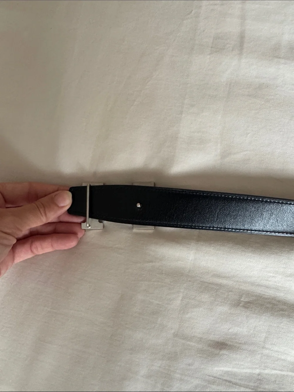 HERMES women's reversible brown and black belt, size small
